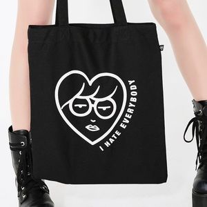 Lazy Oaf Daria I Hate Everybody Tote Bag